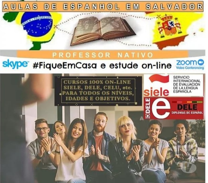 Aulas de ingles Salvador BA Centro de Salvador - Fotos para Aulas de Espanhol em Salvador - Professor Nativo 