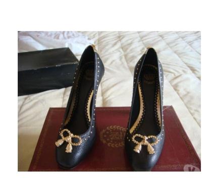 Roupas e Acessórios Boa Vista, Curitiba Curitiba PR - Fotos para sapato couro preto e dourado marca triton n36 salto n10 novo