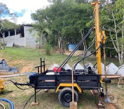 Outros serviços - Fotos para Poço Semi Artesiano = Furamos na rocha, se for o caso