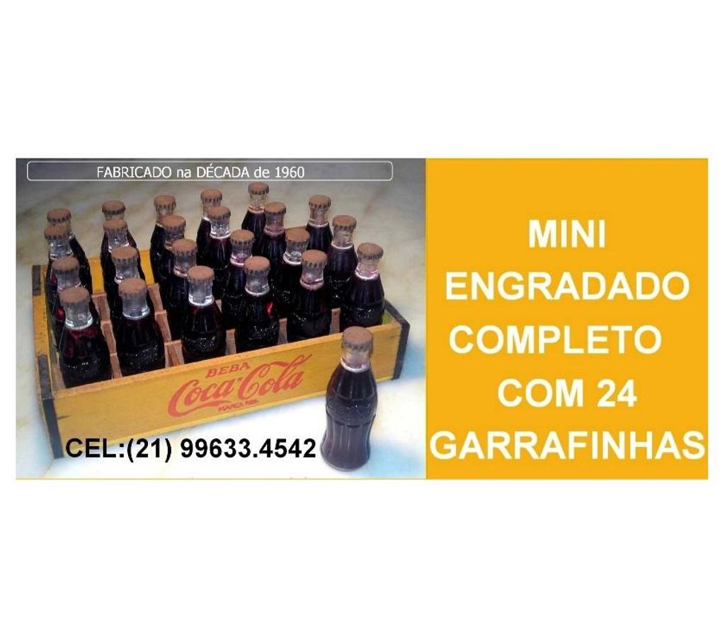 Colecionadores Niteroi RJ - Fotos para Mini engradado de Coca Cola.Completo.perfeito