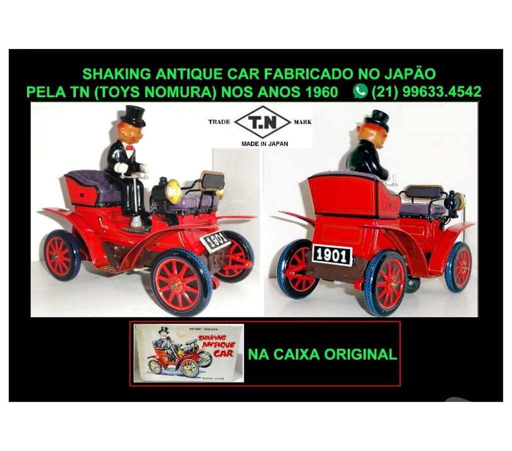 Colecionadores Niteroi RJ - Fotos para Shaking Antique Car.Fabricado pela TN -Toys Nomura.Raridade