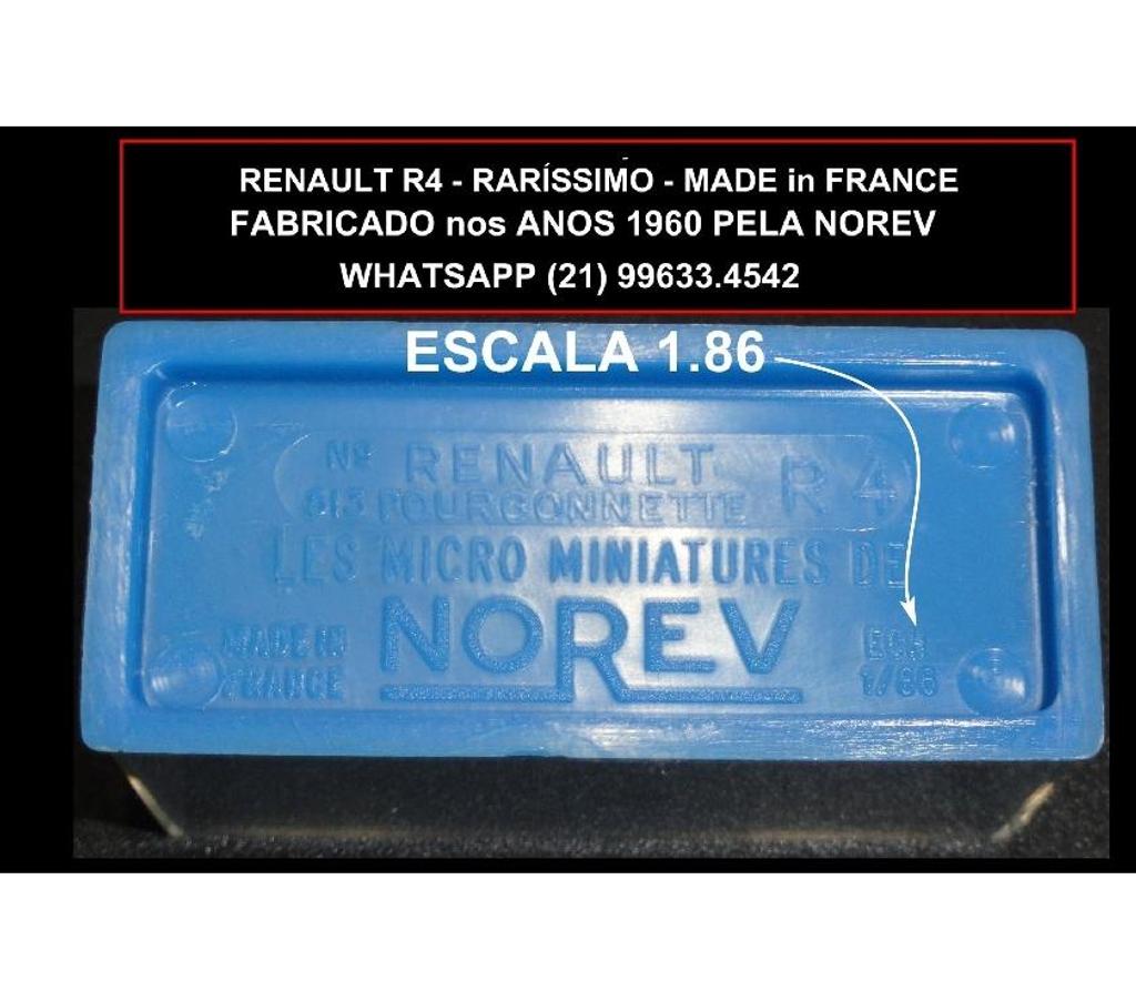 Colecionadores Niteroi RJ - Fotos para Renault R4 da Norev-Raríssimo 