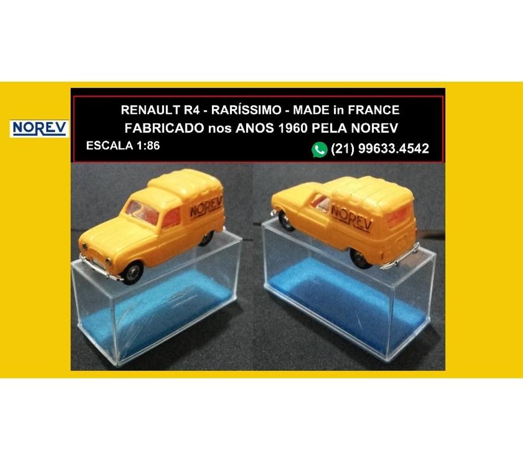 Colecionadores Niteroi RJ - Fotos para Renault R4 da Norev-Raríssimo 