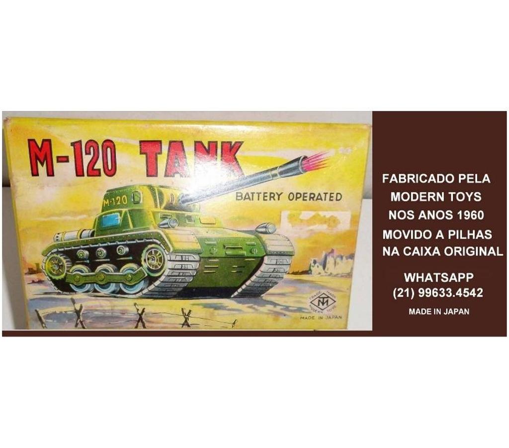 Colecionadores Niteroi RJ - Fotos para TANQUE MODELO M 120 da MARCA MODERN TOYS JAPONESA