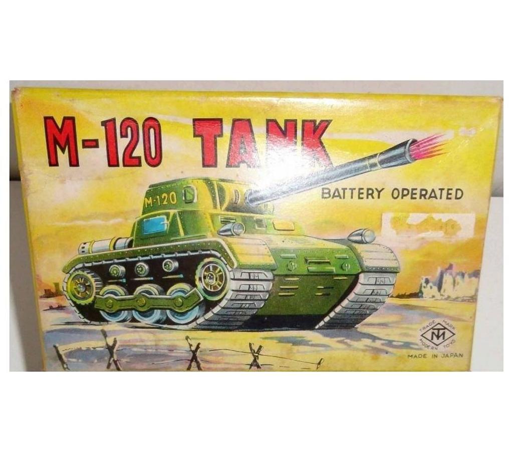 Colecionadores Niteroi RJ - Fotos para TANQUE MODELO M 120 da MARCA MODERN TOYS JAPONESA