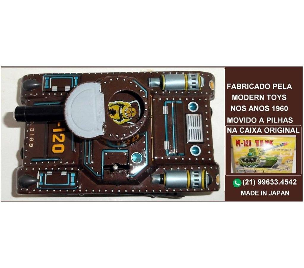 Colecionadores Niteroi RJ - Fotos para TANQUE MODELO M 120 da MARCA MODERN TOYS JAPONESA