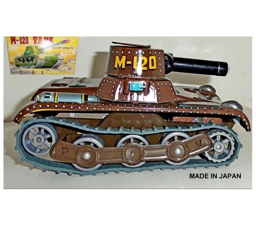 Colecionadores Niteroi RJ - Fotos para TANQUE MODELO M 120 da MARCA MODERN TOYS JAPONESA