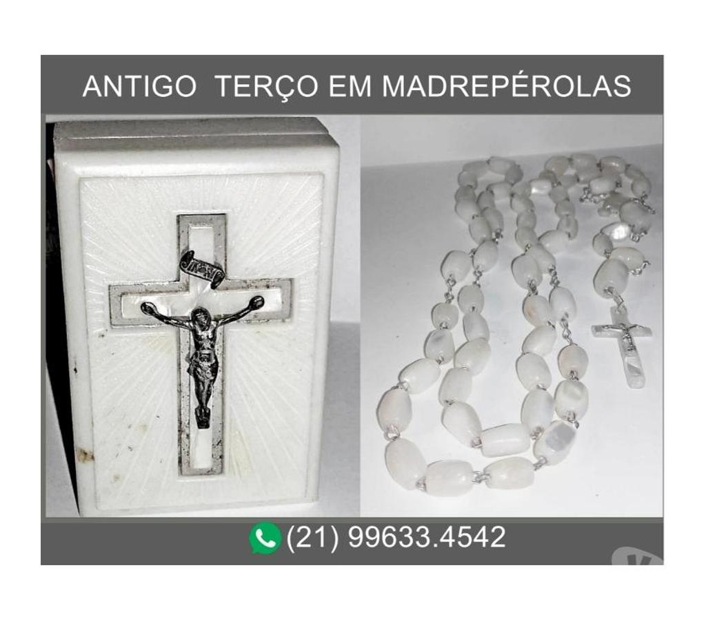 Colecionadores Niteroi RJ - Fotos para Antigo terço.Madrepérolas.