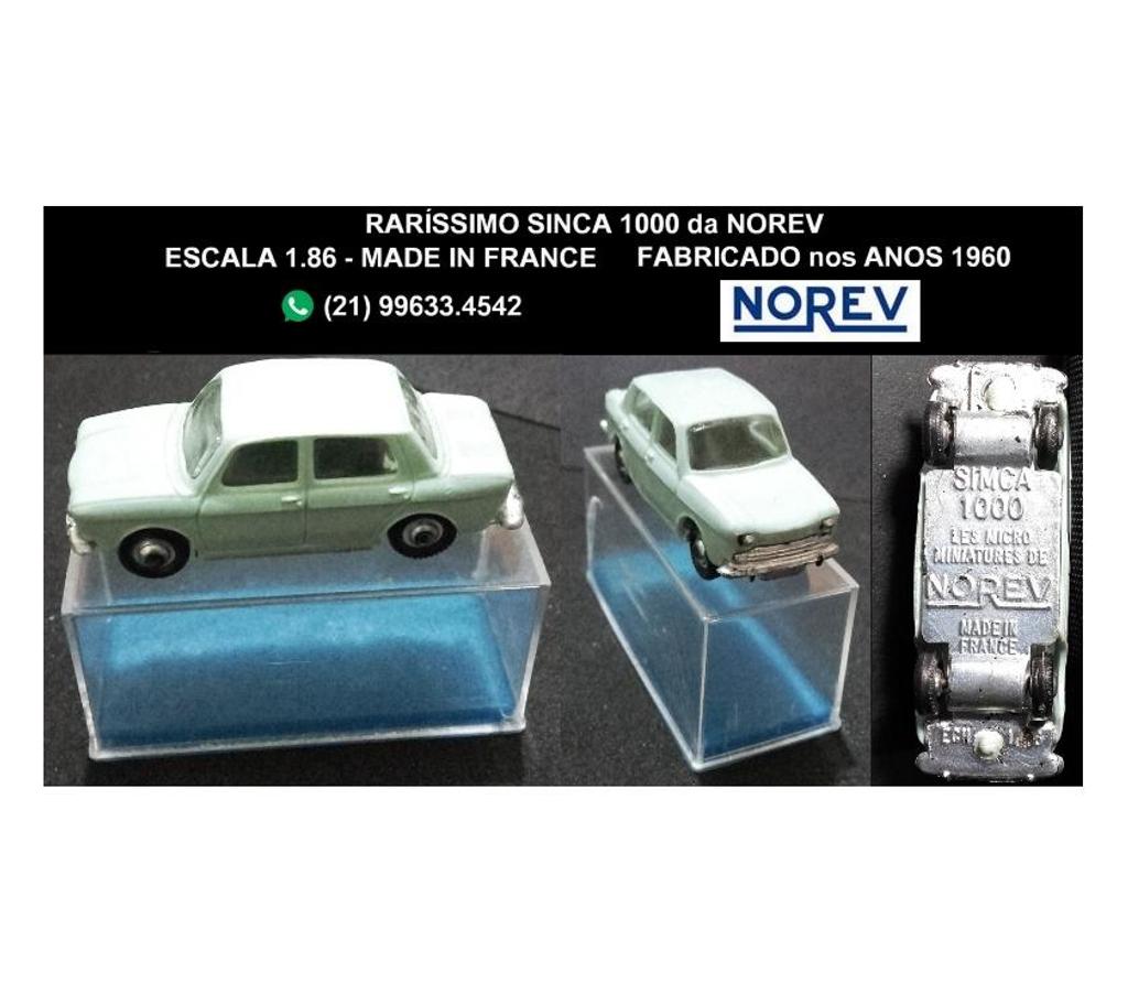 Colecionadores Niteroi RJ - Fotos para Sinca 1000 da Norev-Raríssimo-Made in France