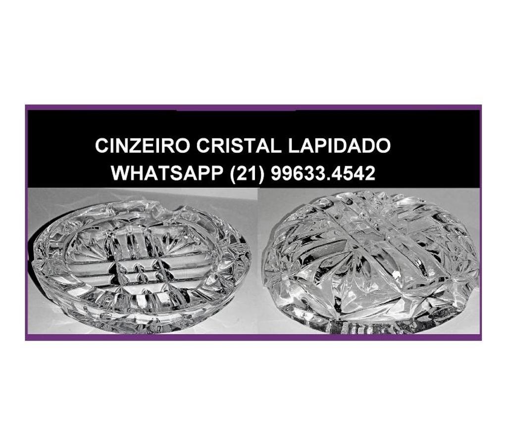 Decoração Casa Niteroi RJ - Fotos para Antigo Cinzeiro Redondo.Cristal lapidado. 