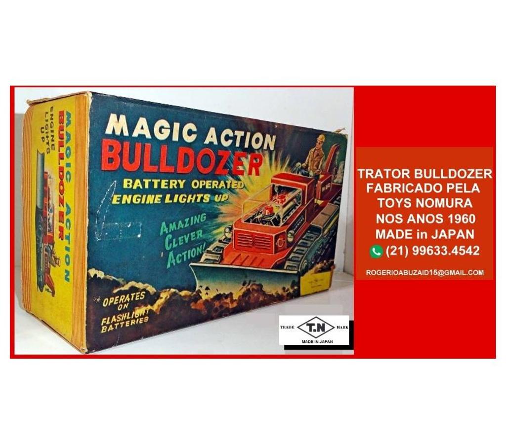 Colecionadores Niteroi RJ - Fotos para Trator da Nomura Toys japonesa.Raridade.