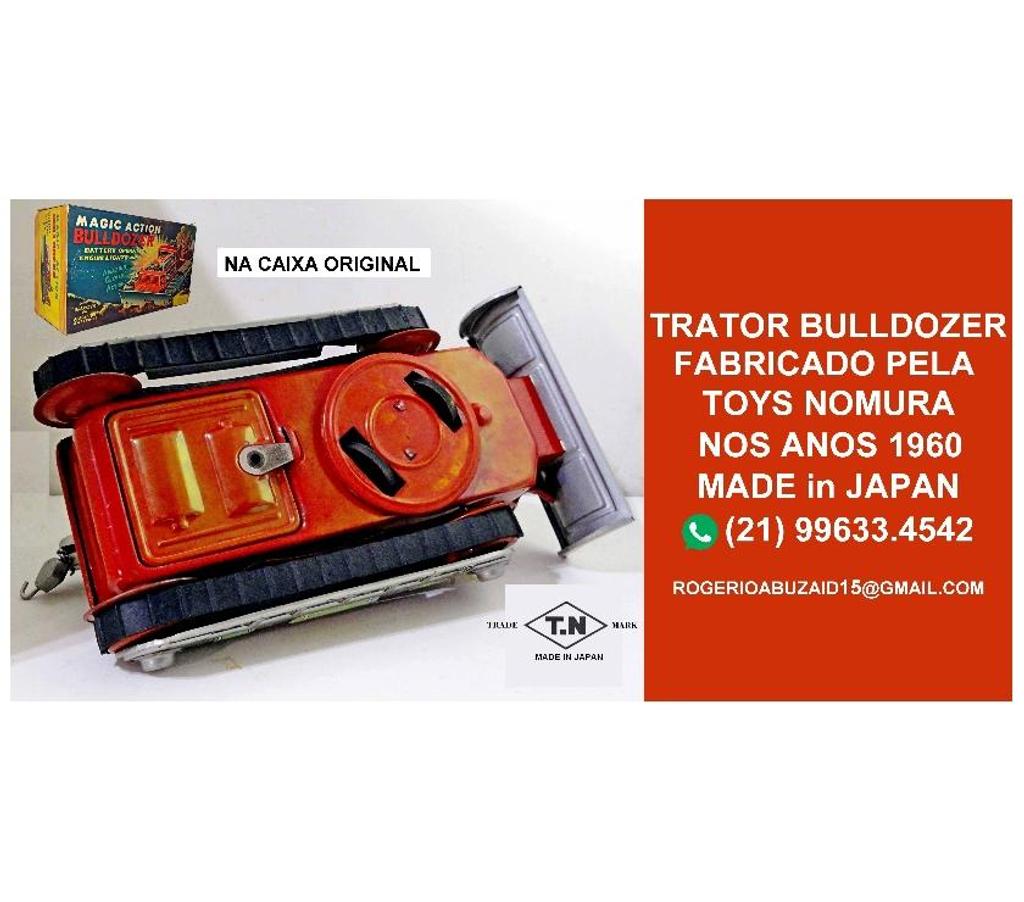 Colecionadores Niteroi RJ - Fotos para Trator da Nomura Toys japonesa.Raridade.