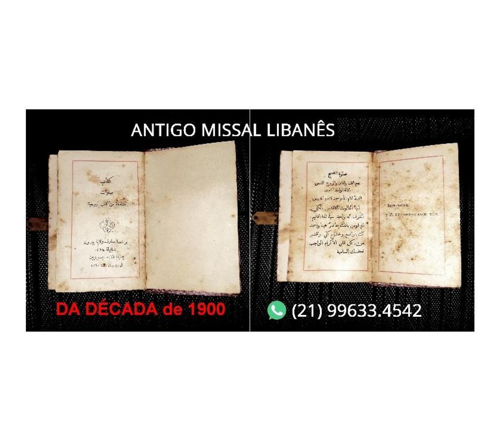 Colecionadores Niteroi RJ - Fotos para MISSAL LIBANÊS dos ANOS 1900