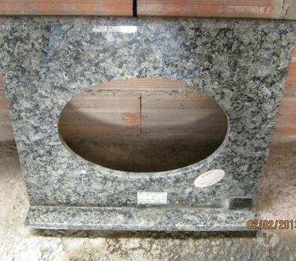 Decoração Pirituba Sao Paulo SP - Fotos para Pia Granito verde malhada 63 x 53 x frontão 7cm