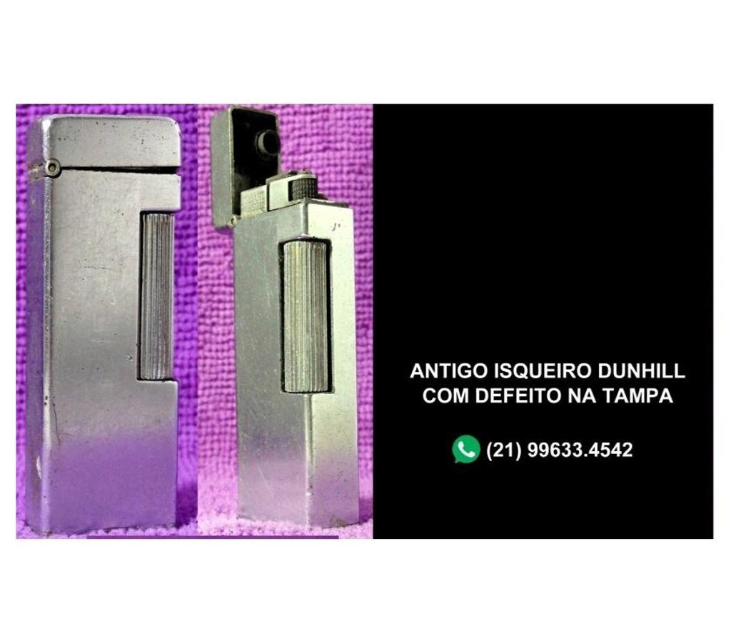 Colecionadores Niteroi RJ - Fotos para Isquiero antigo Dunhill.Suíço.Com defeito na tampa.