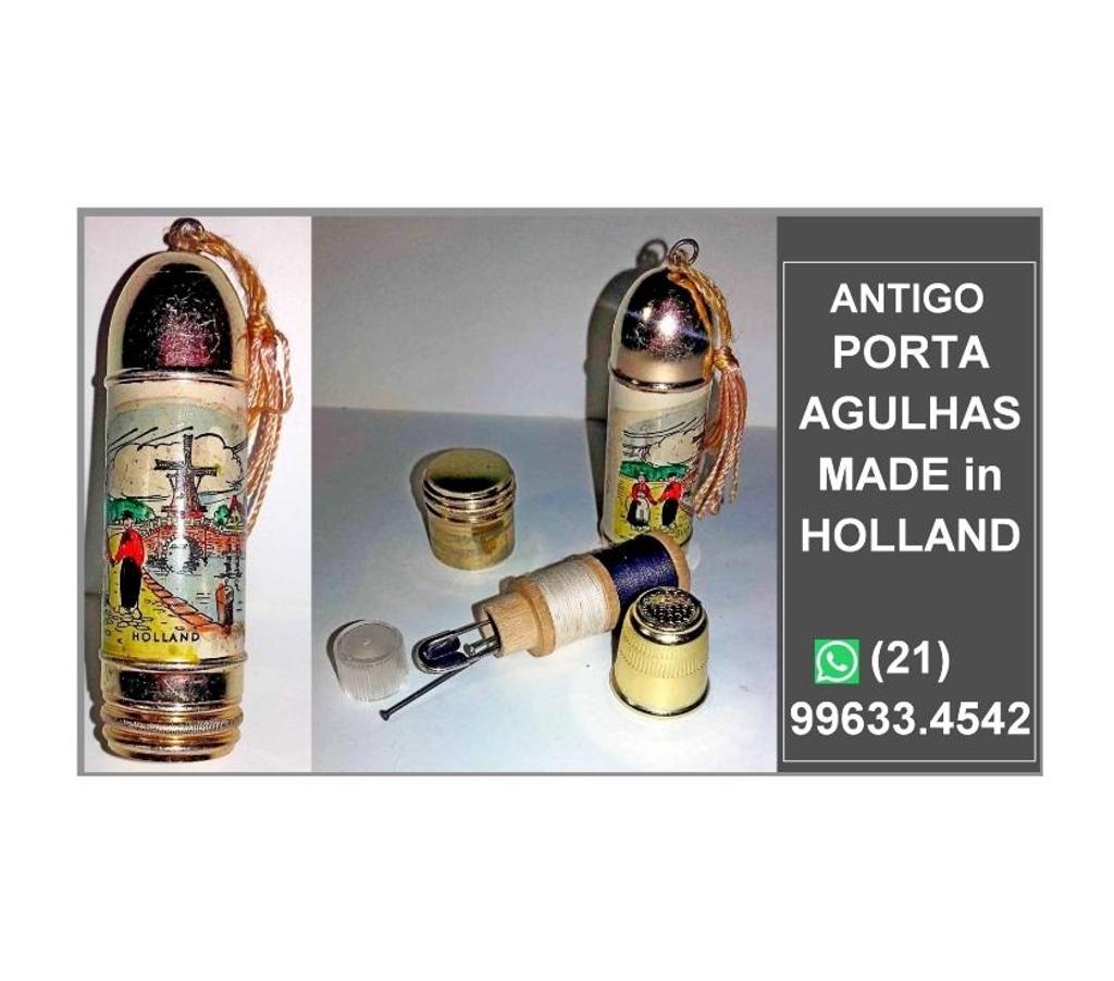 Antiguidades - Jóias Niteroi RJ - Fotos para Antigo porta-agulhas holandês.Perfeito 