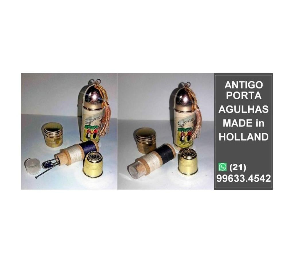 Antiguidades - Jóias Niteroi RJ - Fotos para Antigo porta-agulhas holandês.Perfeito 
