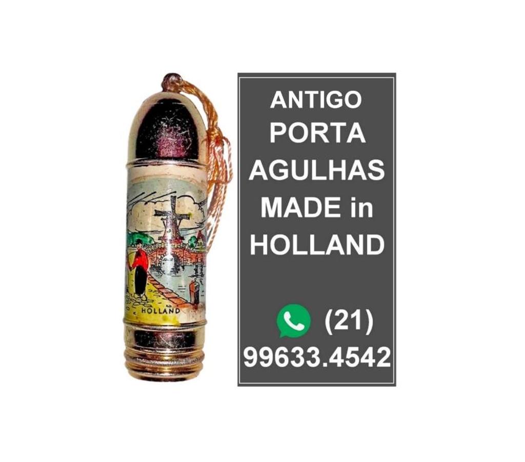 Antiguidades - Jóias Niteroi RJ - Fotos para Antigo porta-agulhas holandês.Perfeito 