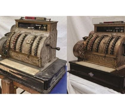 Outros serviços Mogi das Cruzes Grande Sao Paulo SP - Fotos para Restauro de Caixas Registradoras antigas