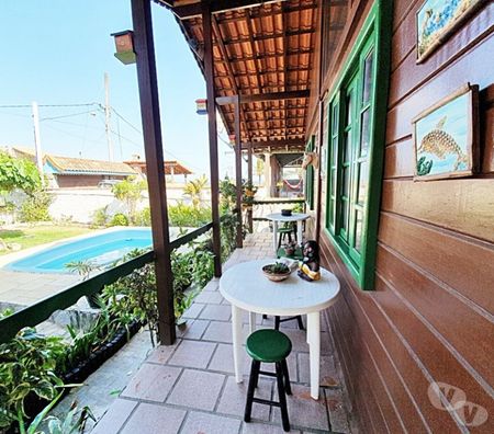 Apartamentos a venda Marica RJ - Fotos para Baixou Valor! Imóvel de Madeira,3 Qts,Piscina e Anexo.