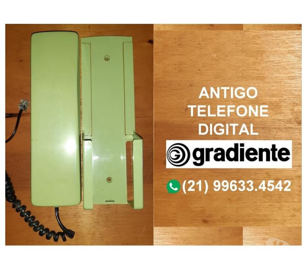 Colecionadores Niteroi RJ - Fotos para ANTIGO TELEFONE ANALÓGICO GRADIENTE -ANOS 1980.