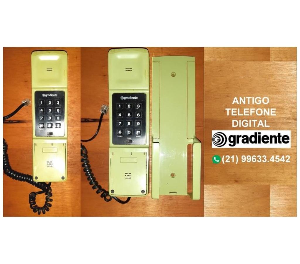 Colecionadores Niteroi RJ - Fotos para ANTIGO TELEFONE ANALÓGICO GRADIENTE -ANOS 1980.