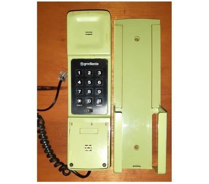 Colecionadores - Fotos para ANTIGO TELEFONE ANALÓGICO GRADIENTE -ANOS 1980.