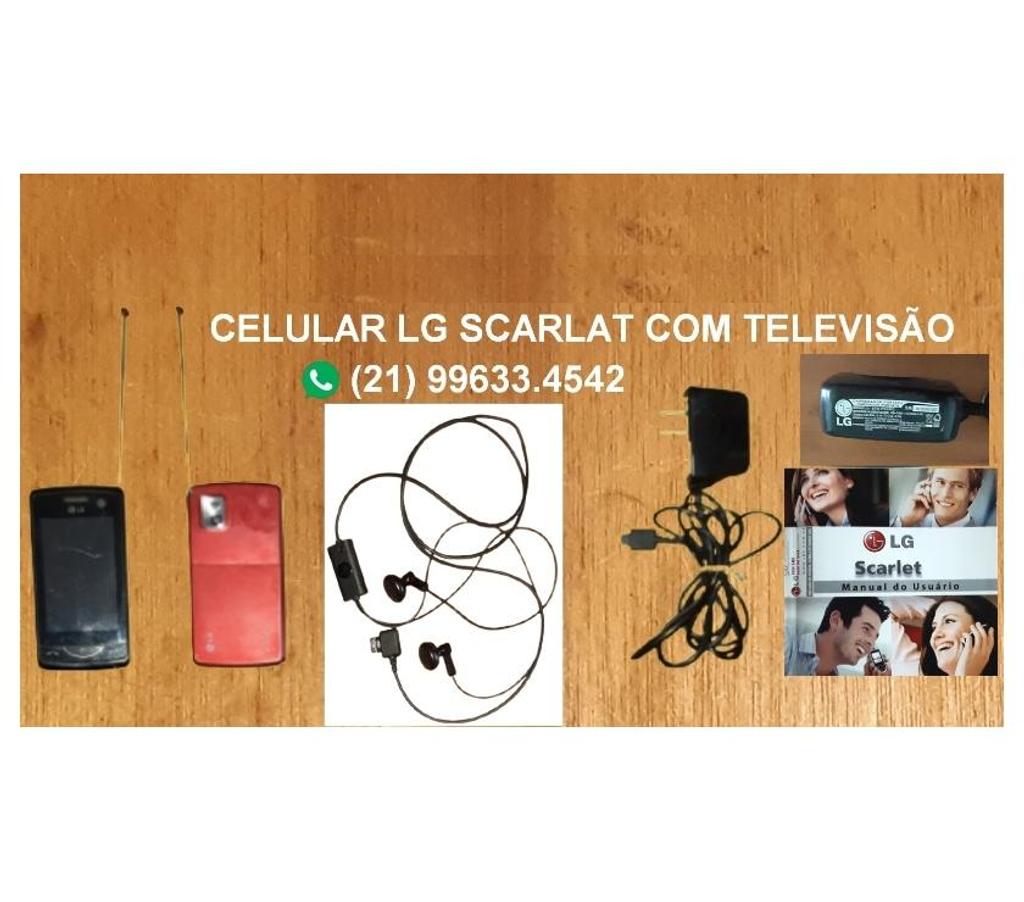 Colecionadores Niteroi RJ - Fotos para ANTIGO CELULAR LG SCARLAT - COM TELEVISÃO