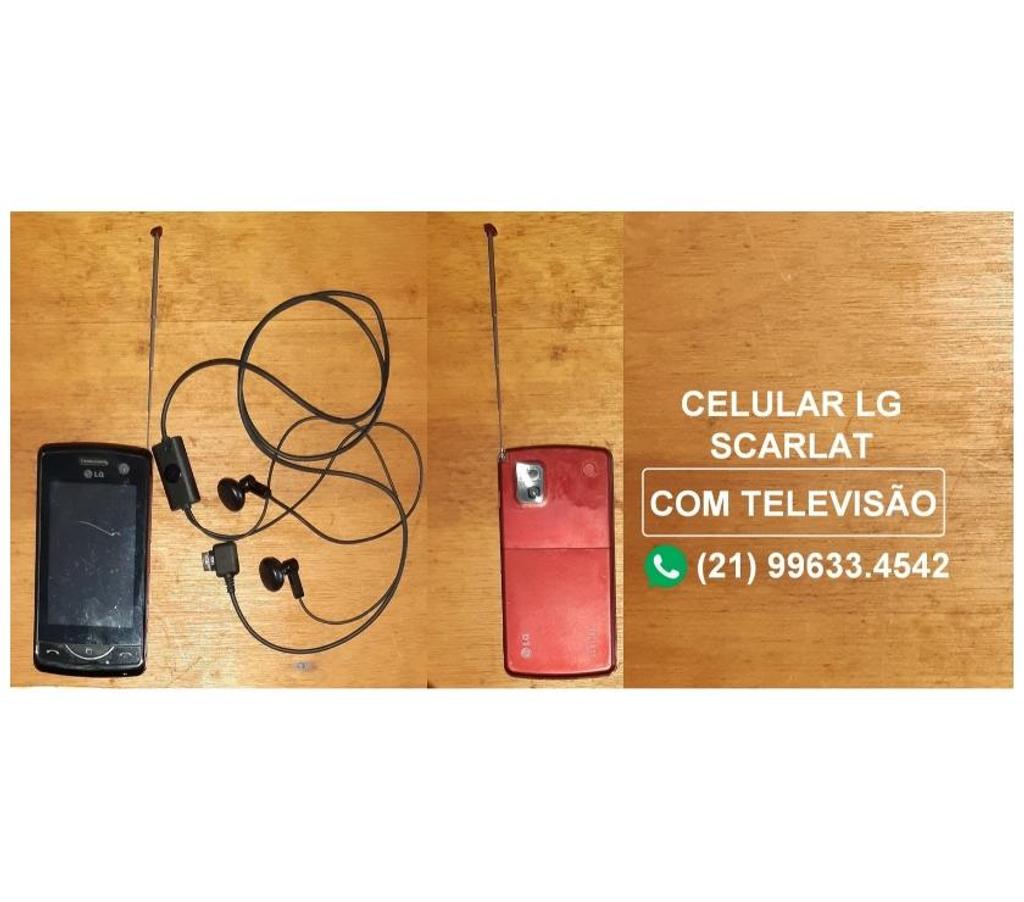 Colecionadores Niteroi RJ - Fotos para ANTIGO CELULAR LG SCARLAT - COM TELEVISÃO