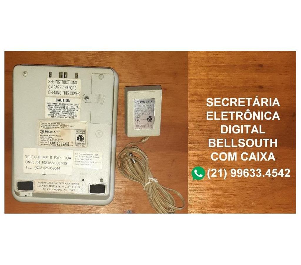 Colecionadores Niteroi RJ - Fotos para SECRETÁRIA ELETRÔNICA DIGITAL BELLSOUHT COM CAIXA