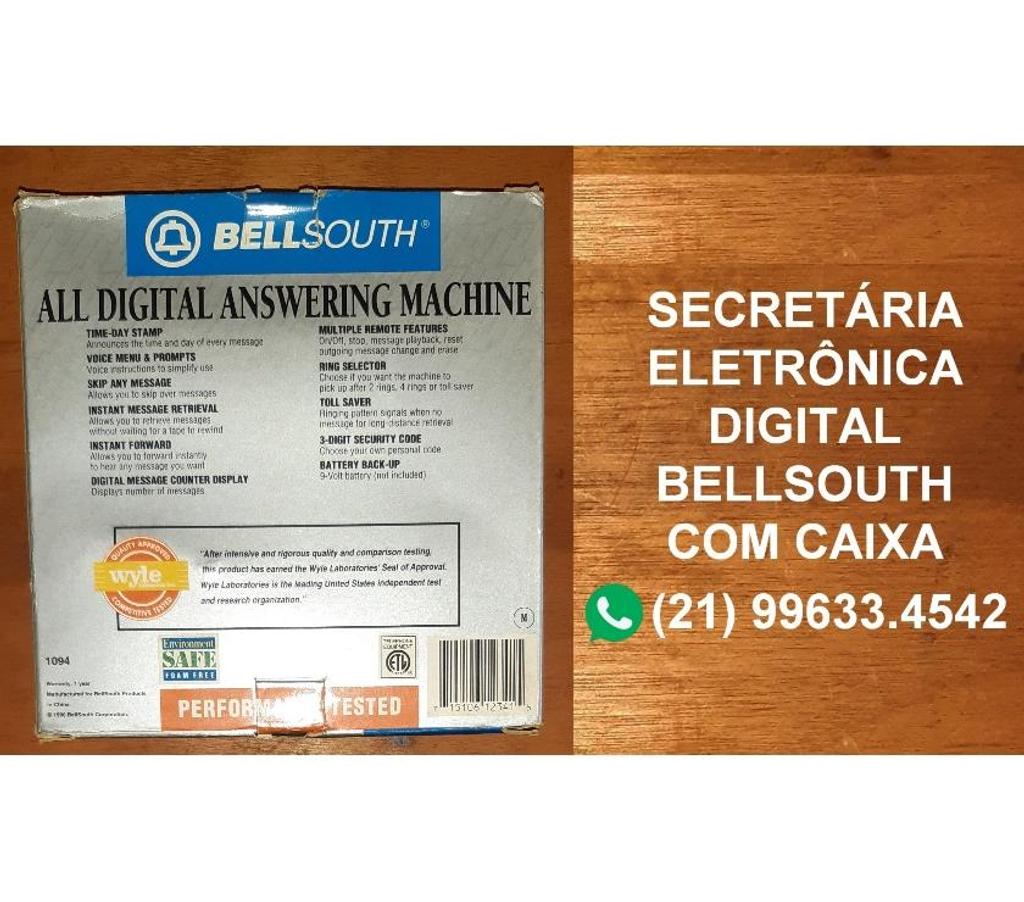 Colecionadores Niteroi RJ - Fotos para SECRETÁRIA ELETRÔNICA DIGITAL BELLSOUHT COM CAIXA