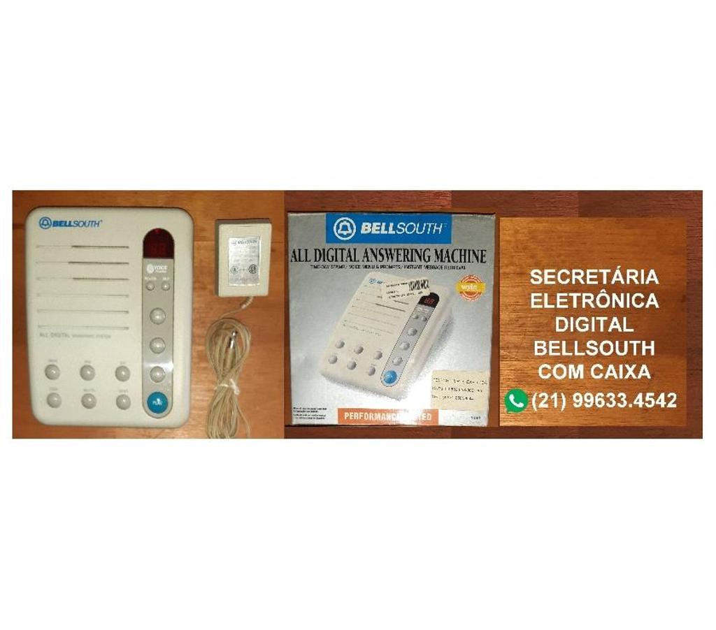 Colecionadores Niteroi RJ - Fotos para SECRETÁRIA ELETRÔNICA DIGITAL BELLSOUHT COM CAIXA