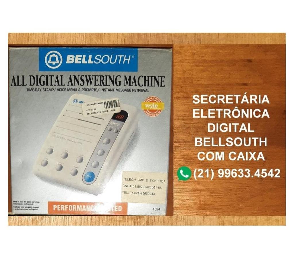 Colecionadores Niteroi RJ - Fotos para SECRETÁRIA ELETRÔNICA DIGITAL BELLSOUHT COM CAIXA