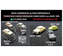 Seis carrinhos da Eko.Raríssimos.Made in Spain