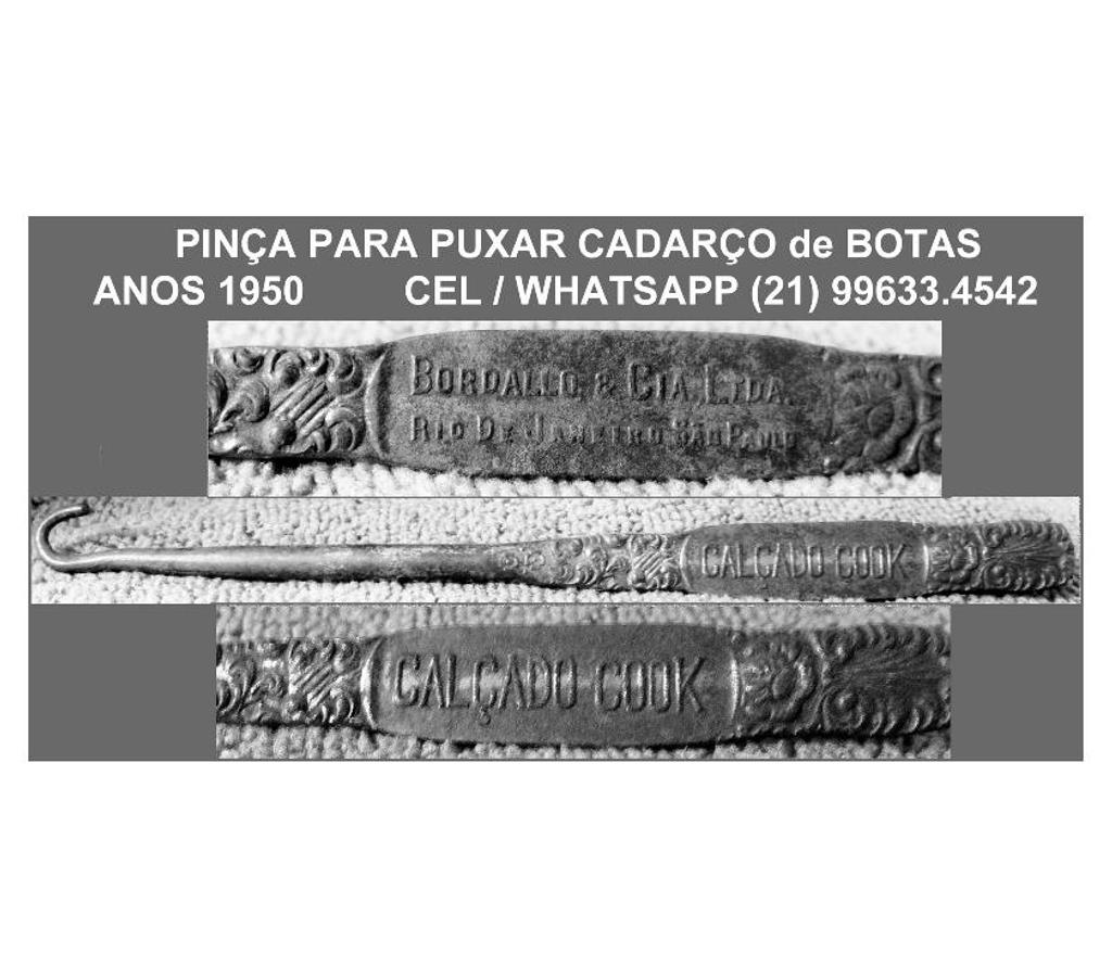 Colecionadores Niteroi RJ - Fotos para Pinça puxadora de cadarço de botas - Anos 1950
