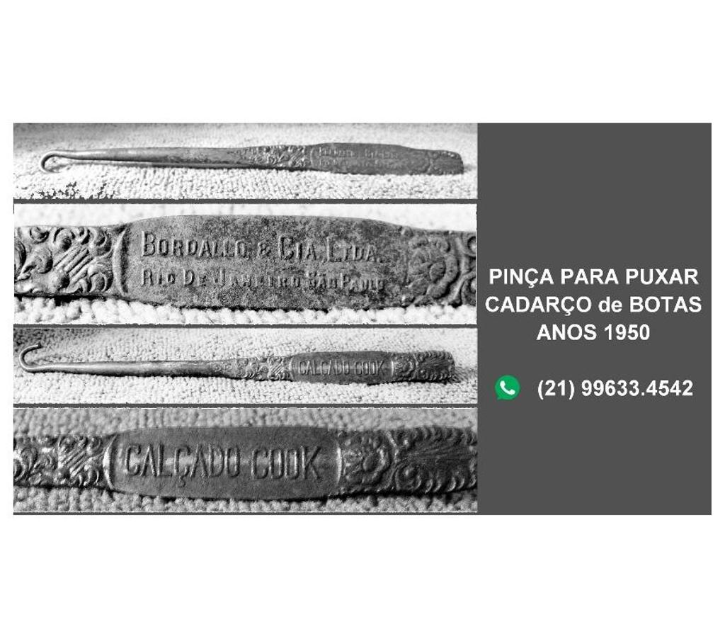 Colecionadores Niteroi RJ - Fotos para Pinça puxadora de cadarço de botas - Anos 1950