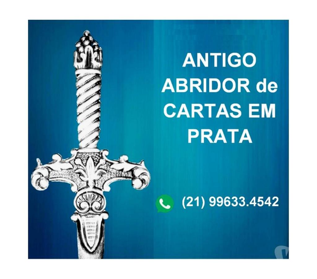 Colecionadores Niteroi RJ - Fotos para ANTIGO ABRIDOR de CARTA EM PRATA