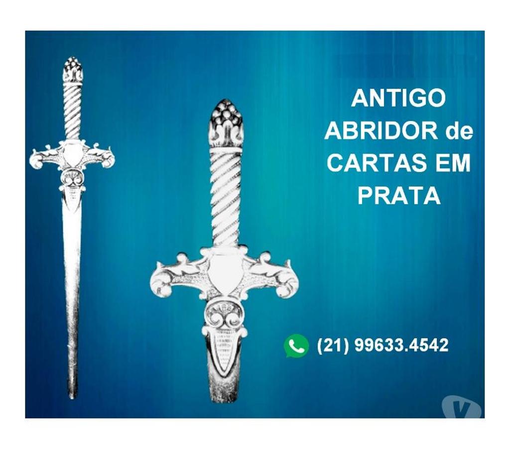 Colecionadores Niteroi RJ - Fotos para ANTIGO ABRIDOR de CARTA EM PRATA