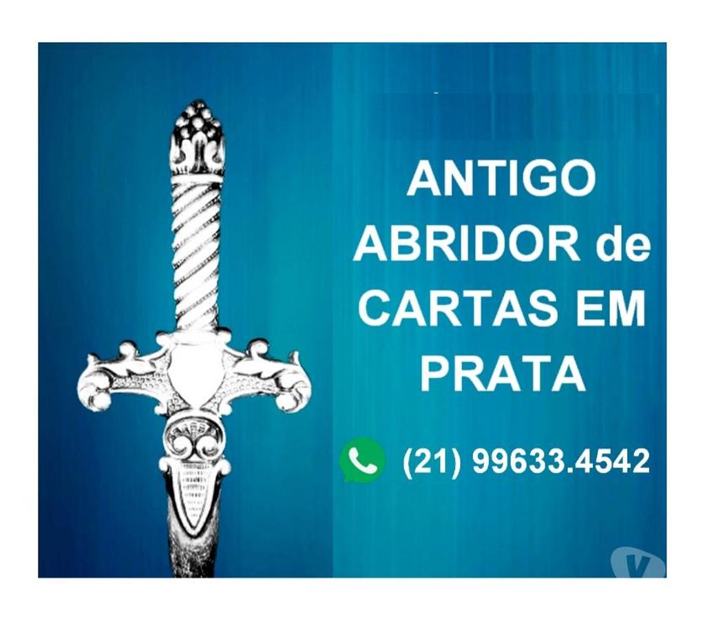 Colecionadores Niteroi RJ - Fotos para ANTIGO ABRIDOR de CARTA EM PRATA