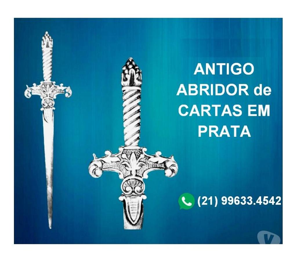 Colecionadores Niteroi RJ - Fotos para ANTIGO ABRIDOR de CARTA EM PRATA