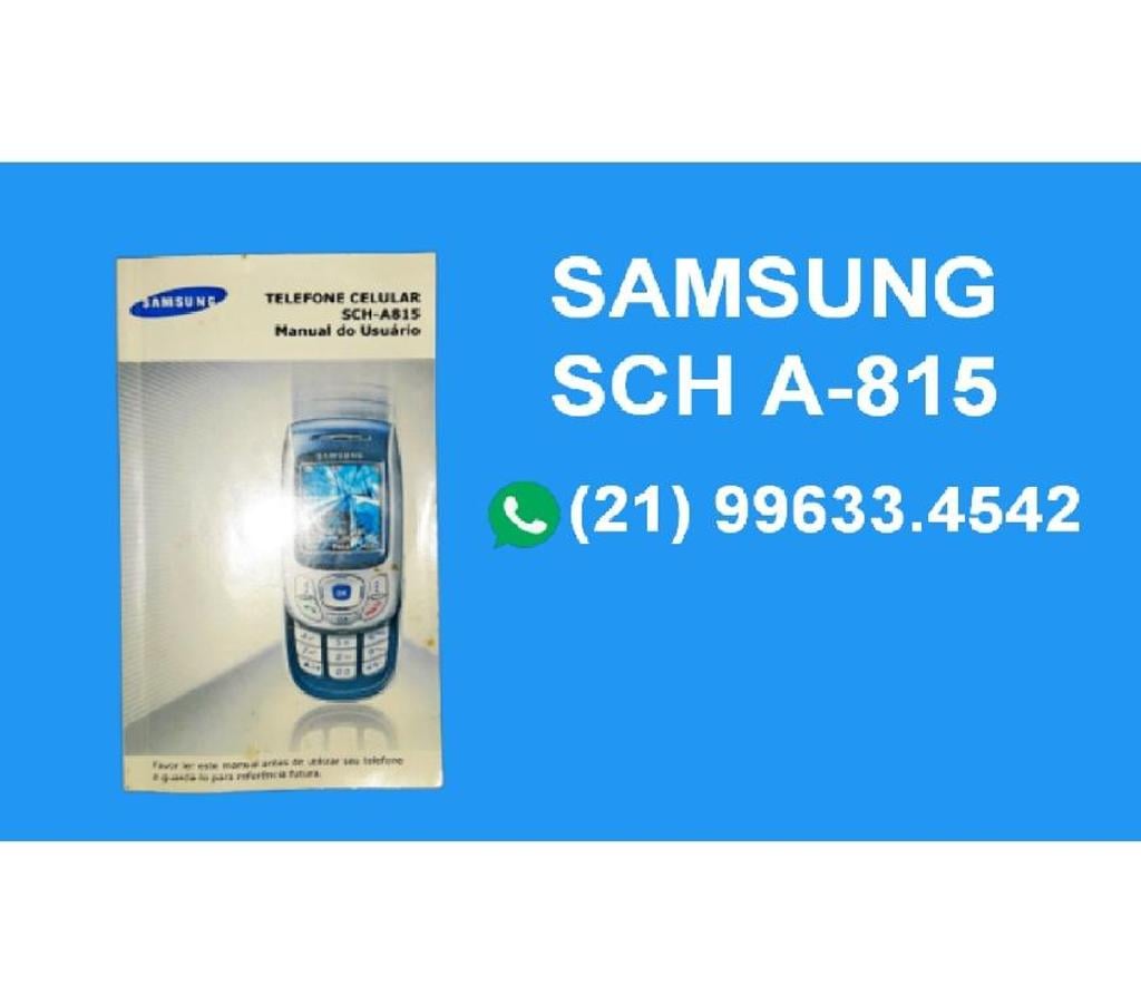 Celular Usado Niteroi RJ - Fotos para RARÍSSIMO CELULAR SAMSUNG SCH-A 815