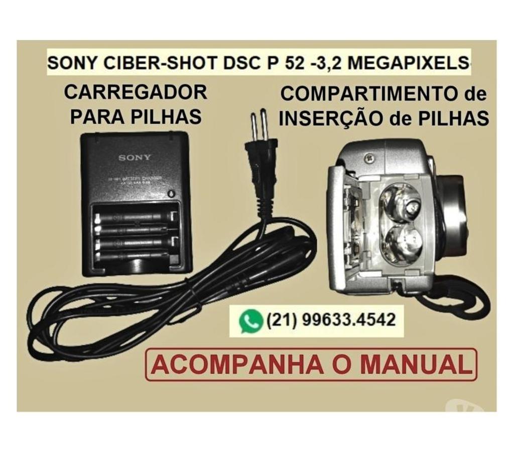 TV Usada Niteroi RJ - Fotos para CÂMERA FOTOGRÁFICA SONY CIBER-SHOT DSC P 52 -3,2 MEGAPIXELS