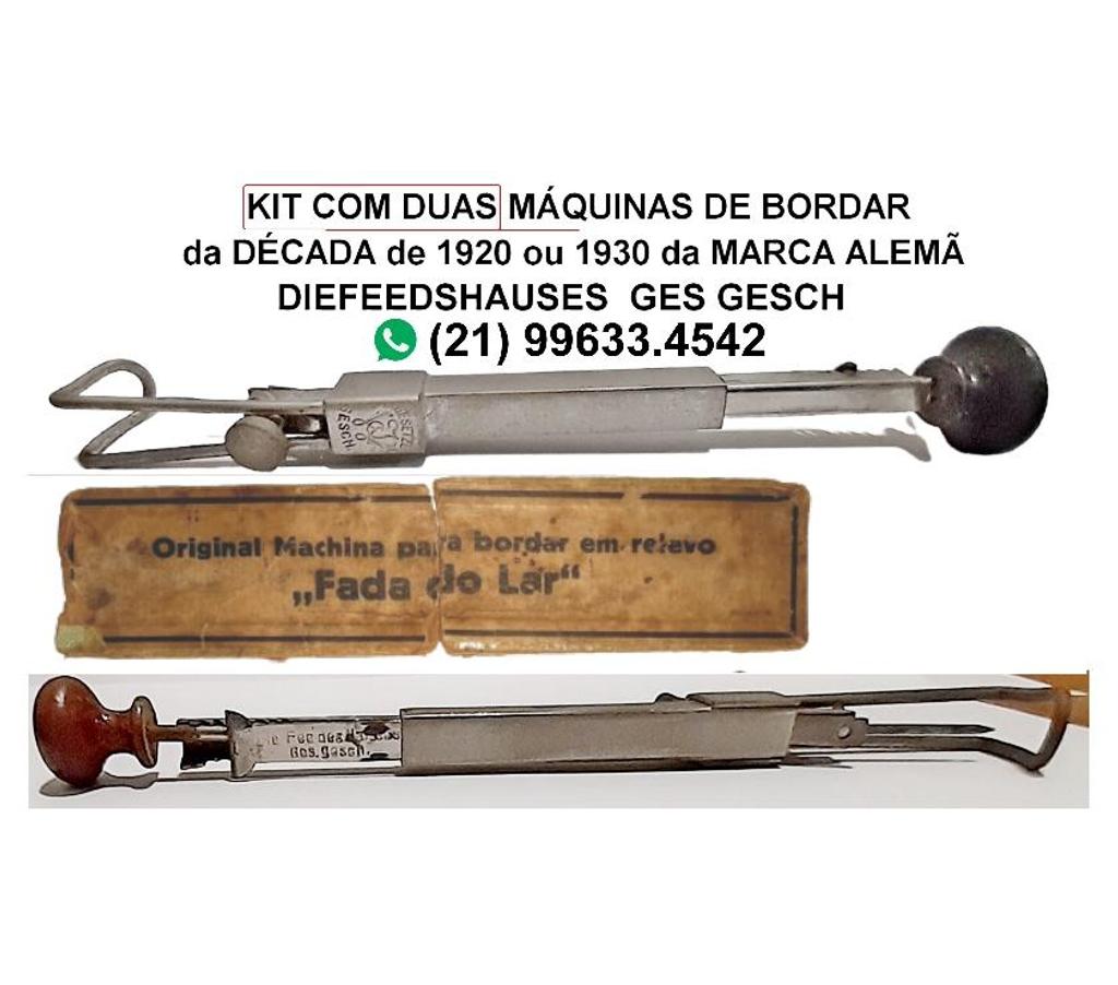 Colecionadores Niteroi RJ - Fotos para MAQUINAS MANUAIS de BORDAR da MARCA DieFeedesHauses Ges Ges