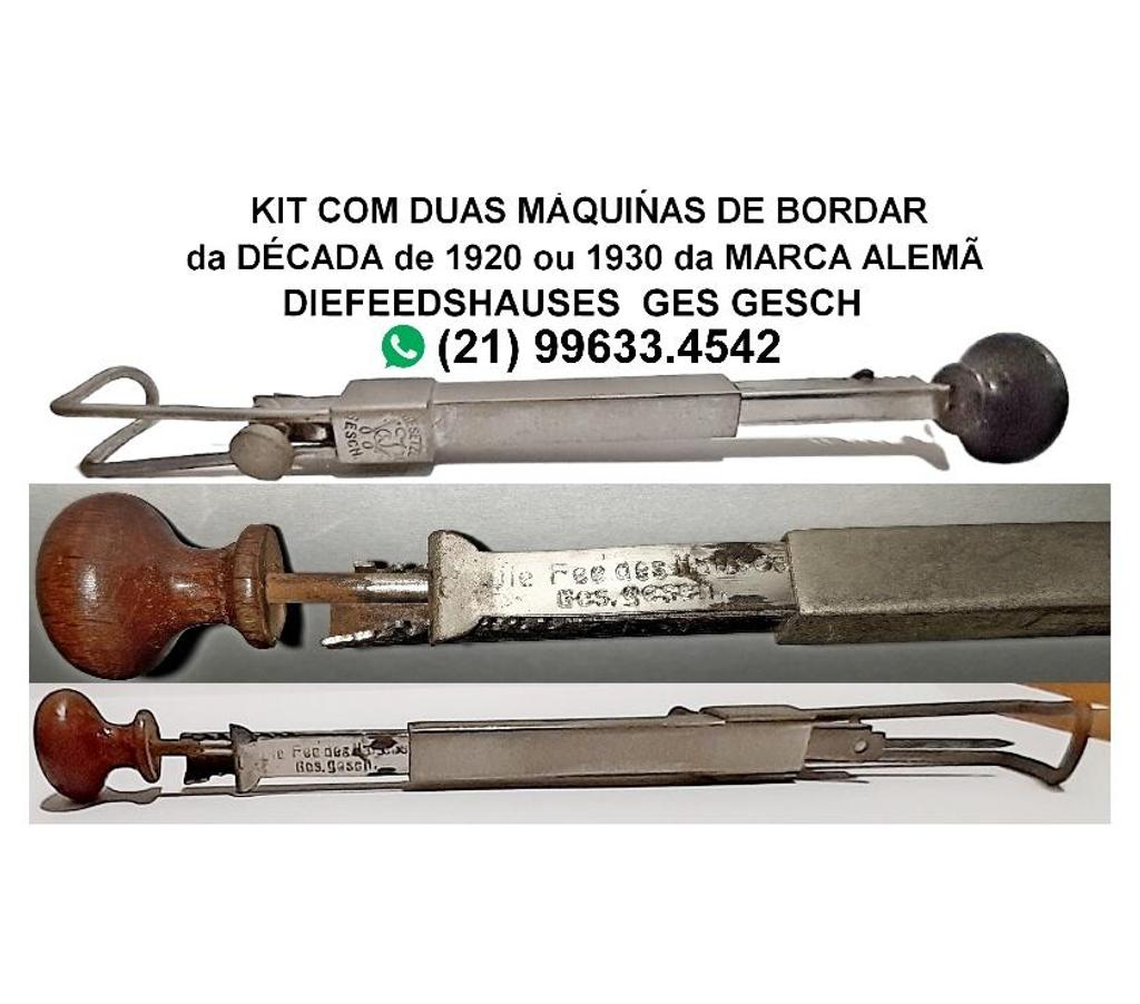 Colecionadores Niteroi RJ - Fotos para MAQUINAS MANUAIS de BORDAR da MARCA DieFeedesHauses Ges Ges