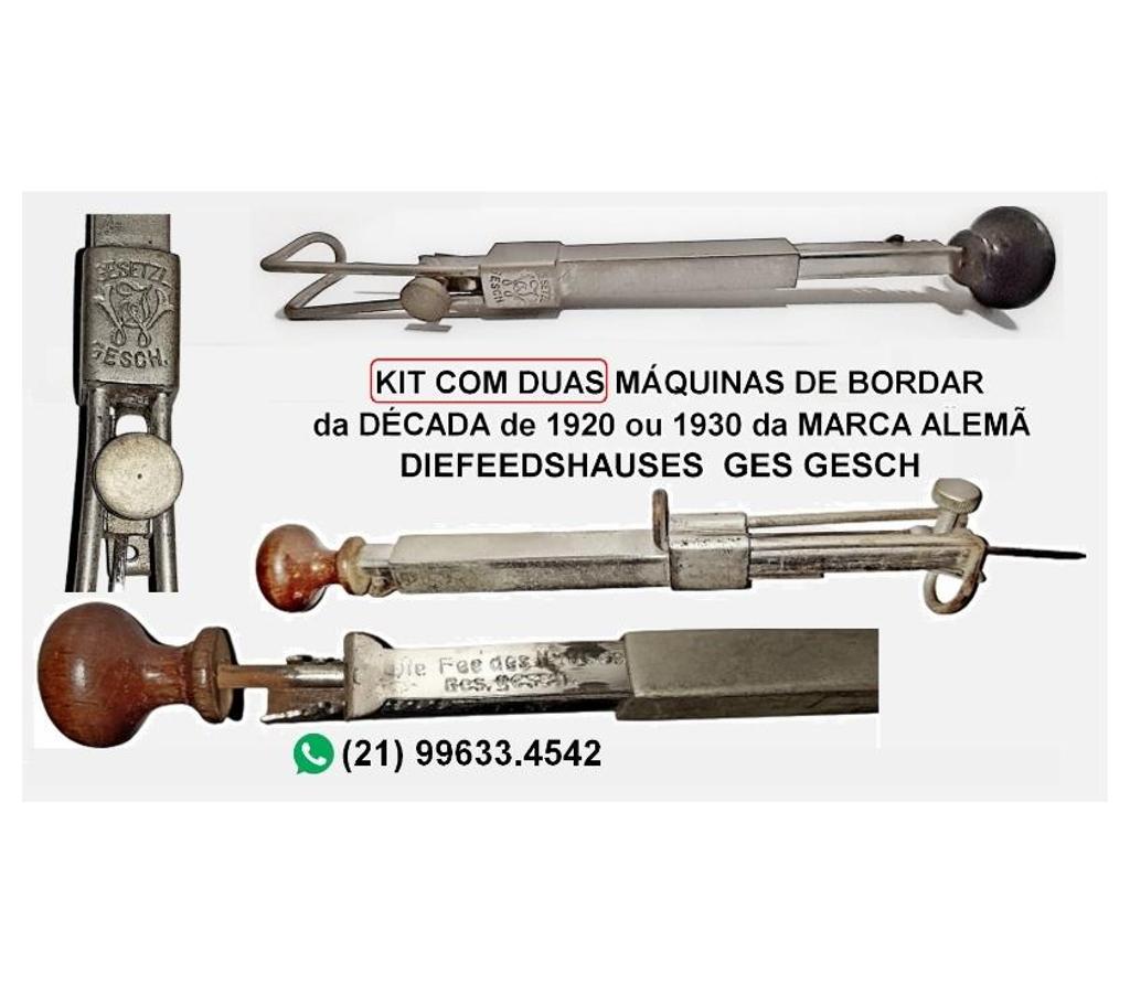 Colecionadores Niteroi RJ - Fotos para MAQUINAS MANUAIS de BORDAR da MARCA DieFeedesHauses Ges Ges