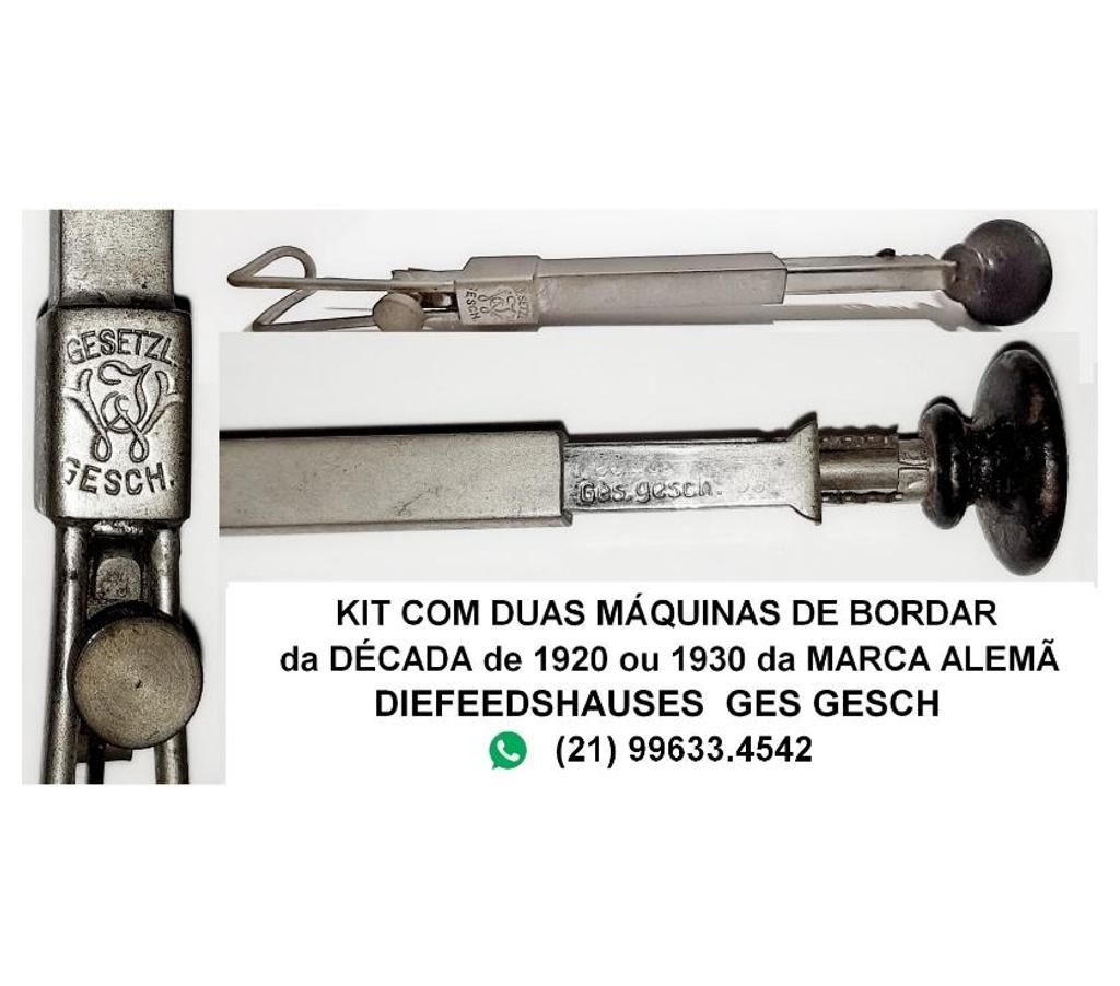 Colecionadores Niteroi RJ - Fotos para MAQUINAS MANUAIS de BORDAR da MARCA DieFeedesHauses Ges Ges
