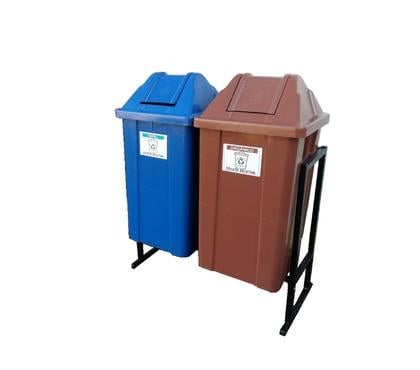 Diversos - Fotos para Lixeiras 60lts quadrada individual ou com suporte aço