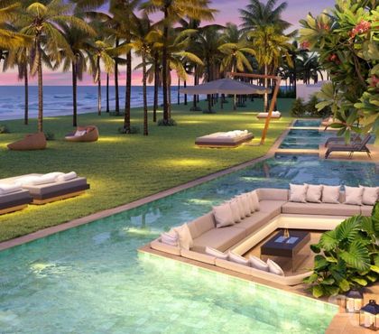 Empreendimentos imóveis - Fotos para Apto 01 e 02 Quartos Nascente Beira Mar da Praia de Serrabi