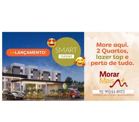 Empreendimentos imóveis Manaus AM - Fotos para Smart Taruma Apart 2 qts Lazer e Segurança FGTS !1