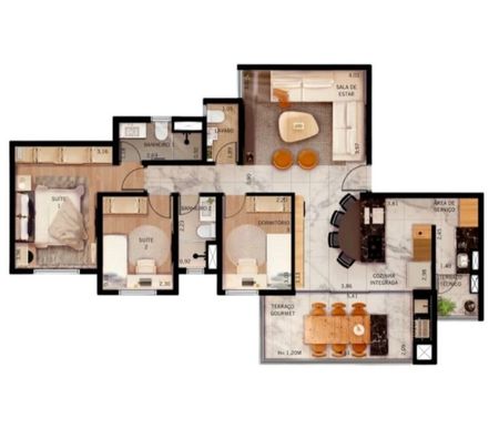 Empreendimentos imóveis Grande Sao Paulo SP Santo André - Fotos para Lançamento Wine Valparaiso 3 dorms R. Cruzeiro Santo André